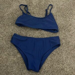 Blue bikini set